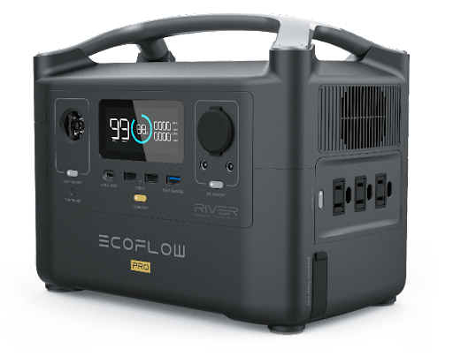 A photo of the EcoFlow RIVER Pro portable power station