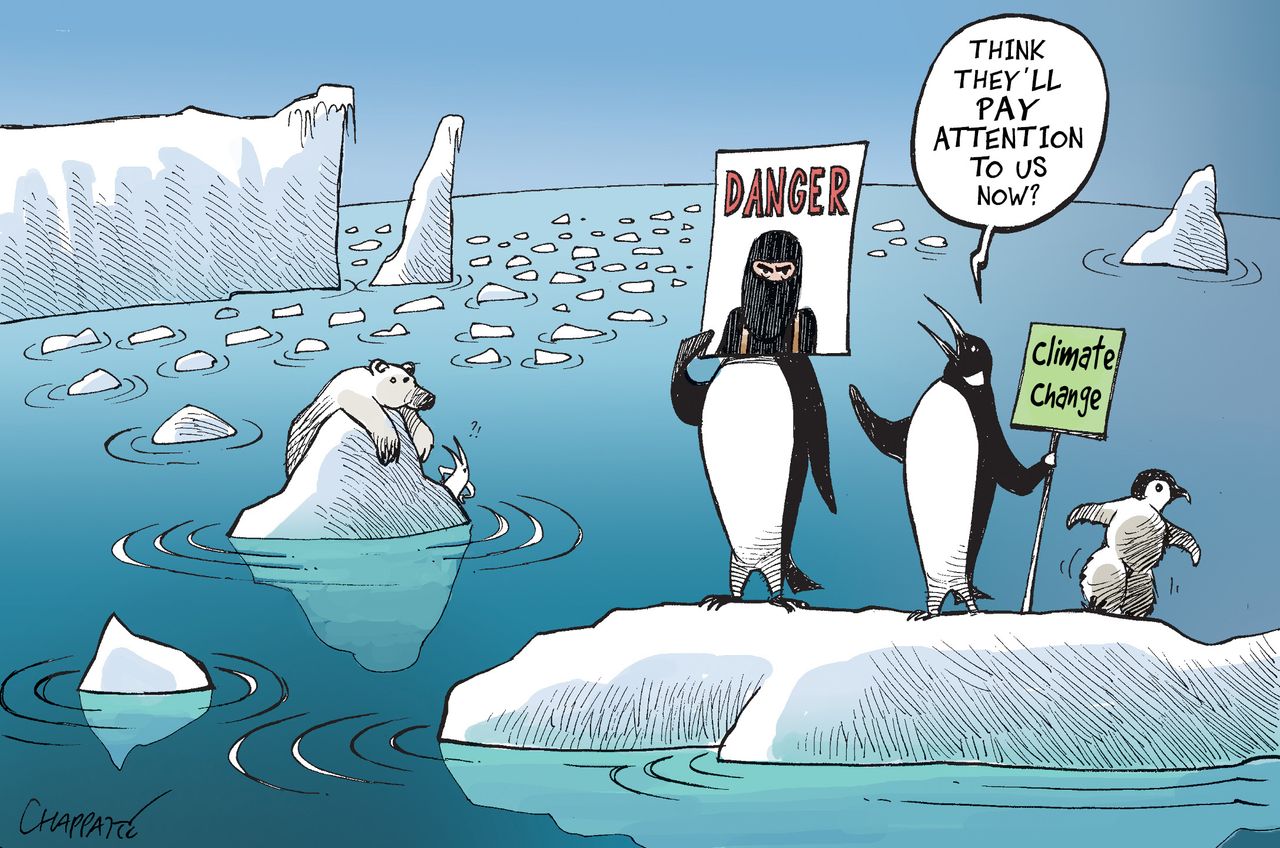 Editorial cartoon World Paris Climate Summit 2015