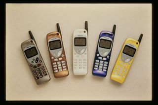 Nokia 252 in different colours, 1999