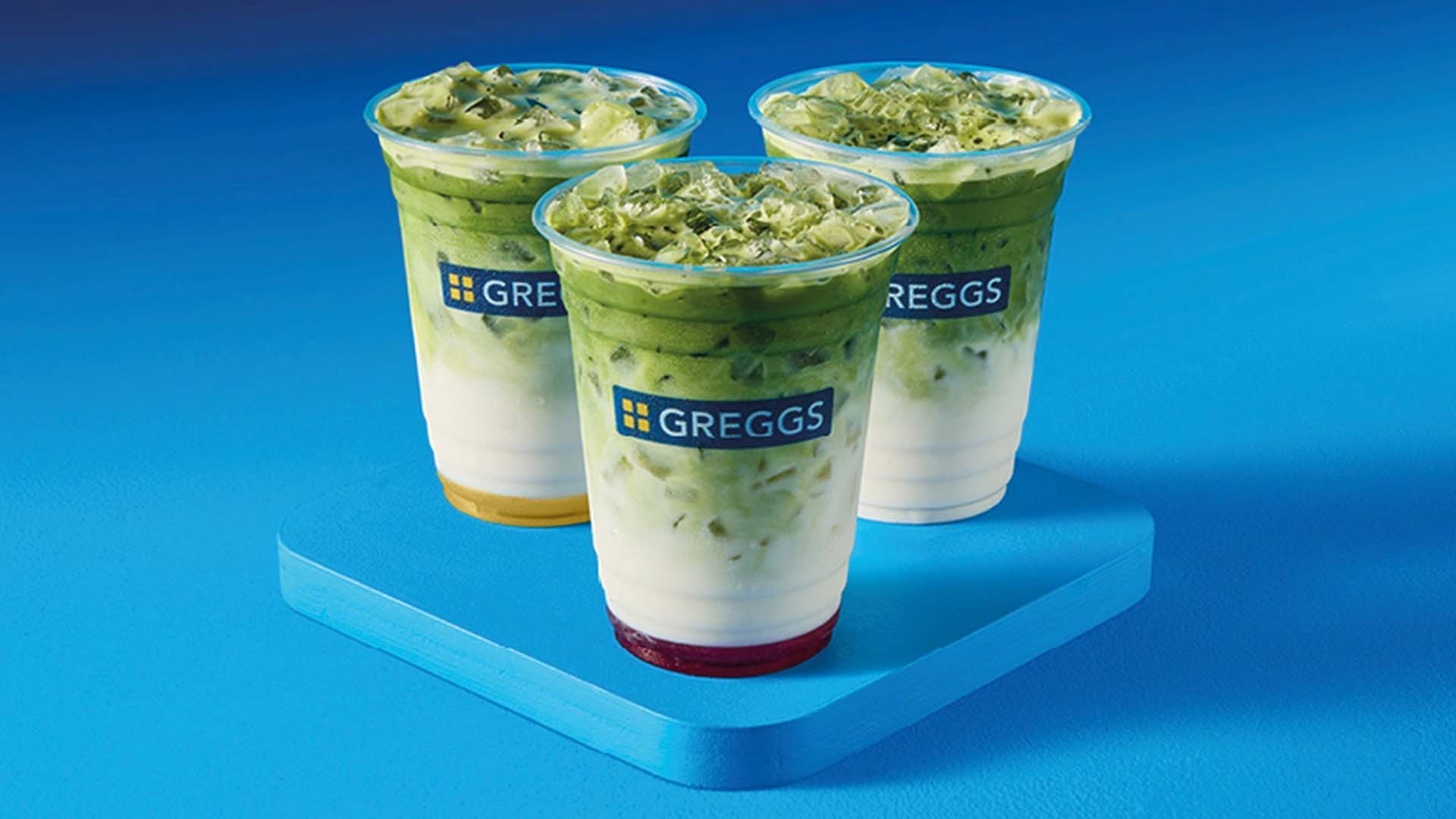 Greggs Iced Matcha latte