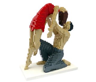 David Hughes tries to push the limits of what Lego can do in his sculptures