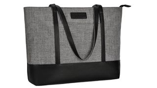 The best laptop bags, a photo of a women's tote bag in grey
