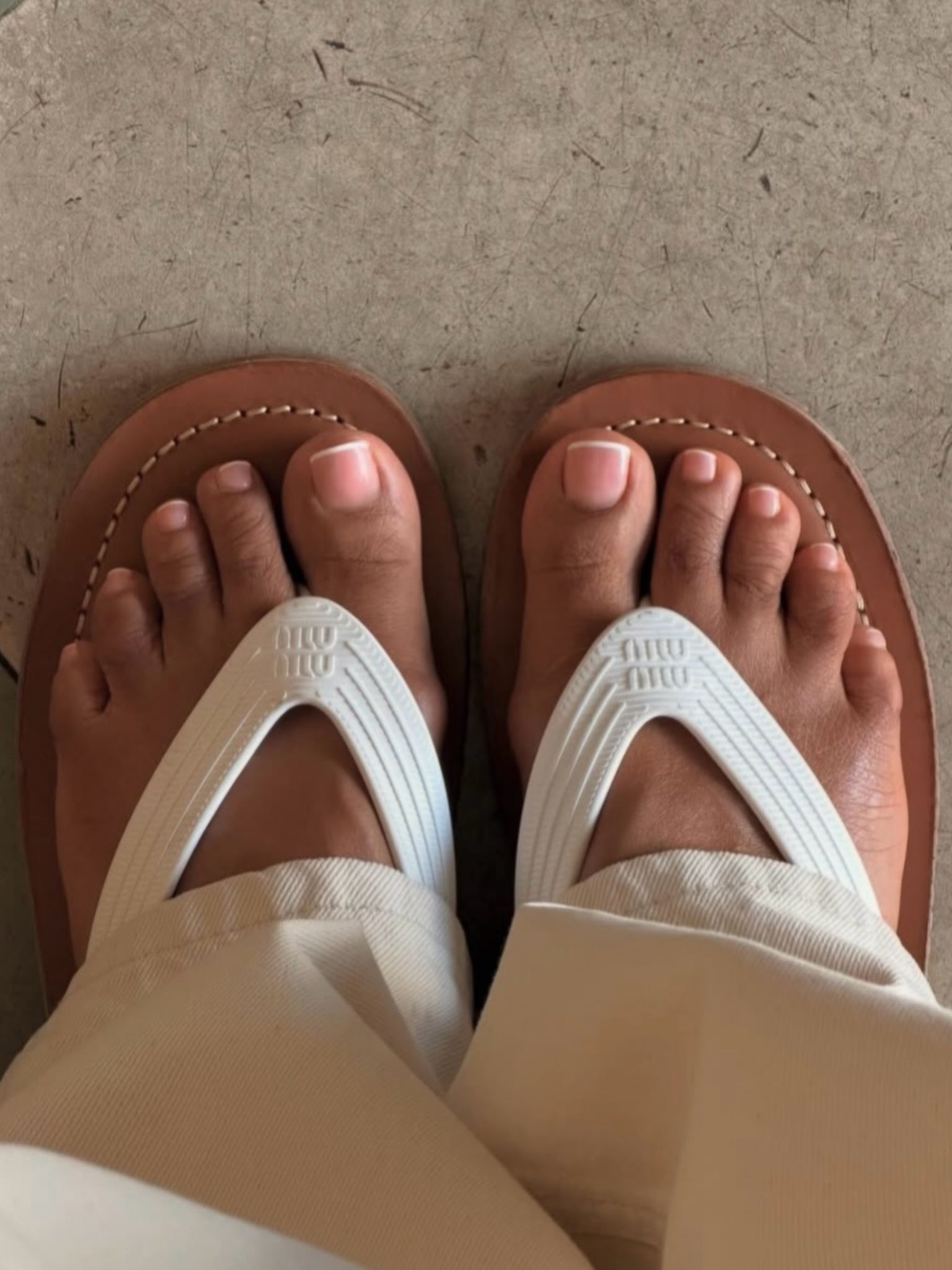 A pedicure by Milly Mason