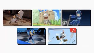 Altair, Megaman, Rabbids, and (sobs) Cuphead join the fight, in their own small way