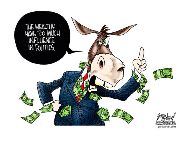 Political cartoon Democrat spending