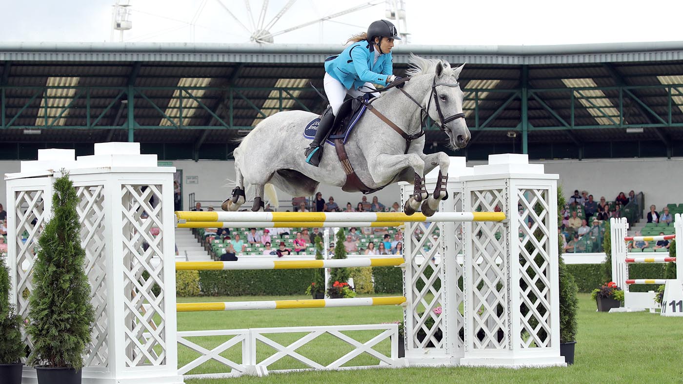 Lisa Jones with Diana P at Great Yorkshire Show