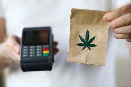 A package delivery of marijuana 