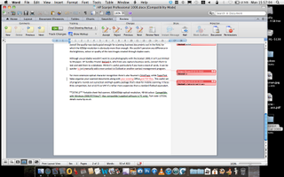 The Ribbon and Track Changes in Microsoft Word 2011 for Mac