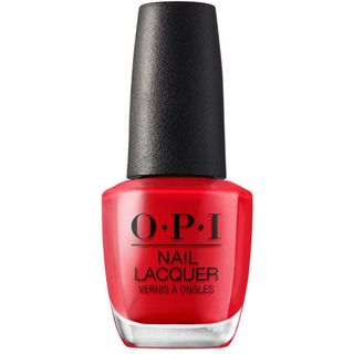 OPI Nail Lacquer, Red Nail Polish in Red Heads Ahead 