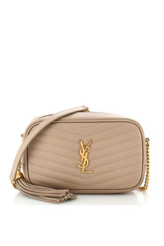 Saint Laurent Lou Camera Bag in Matelasse Chevron Leather