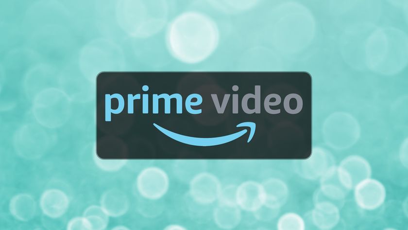 Prime Video logo on teal bubbles background