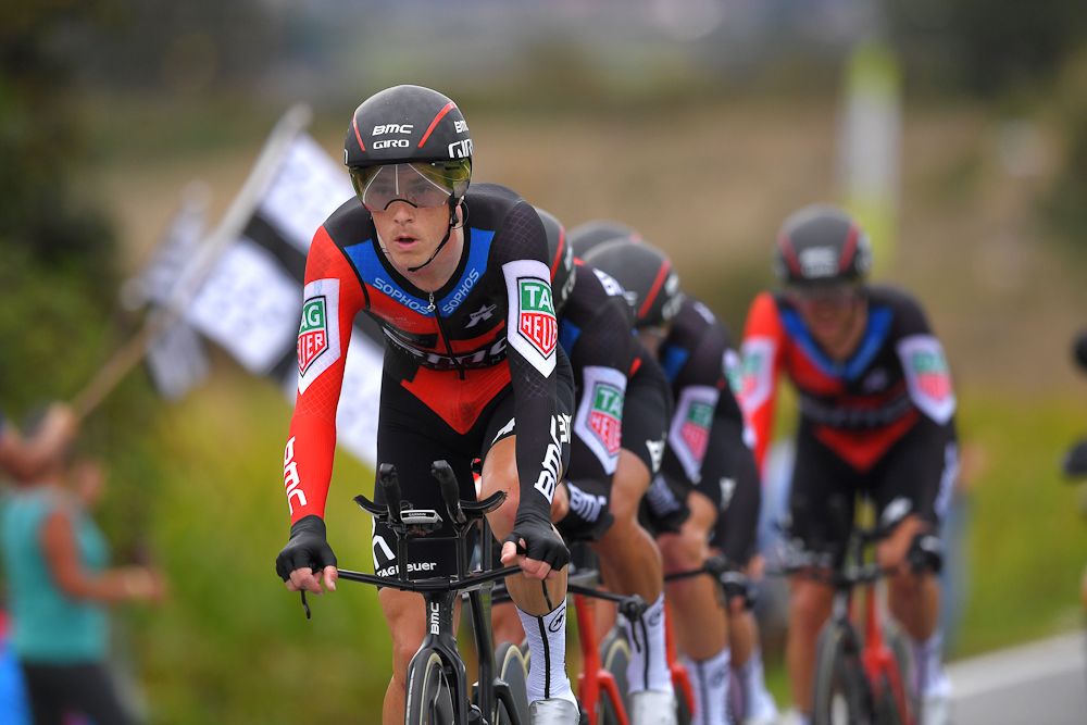 Rohan Dennis on the front for BMC Racing
