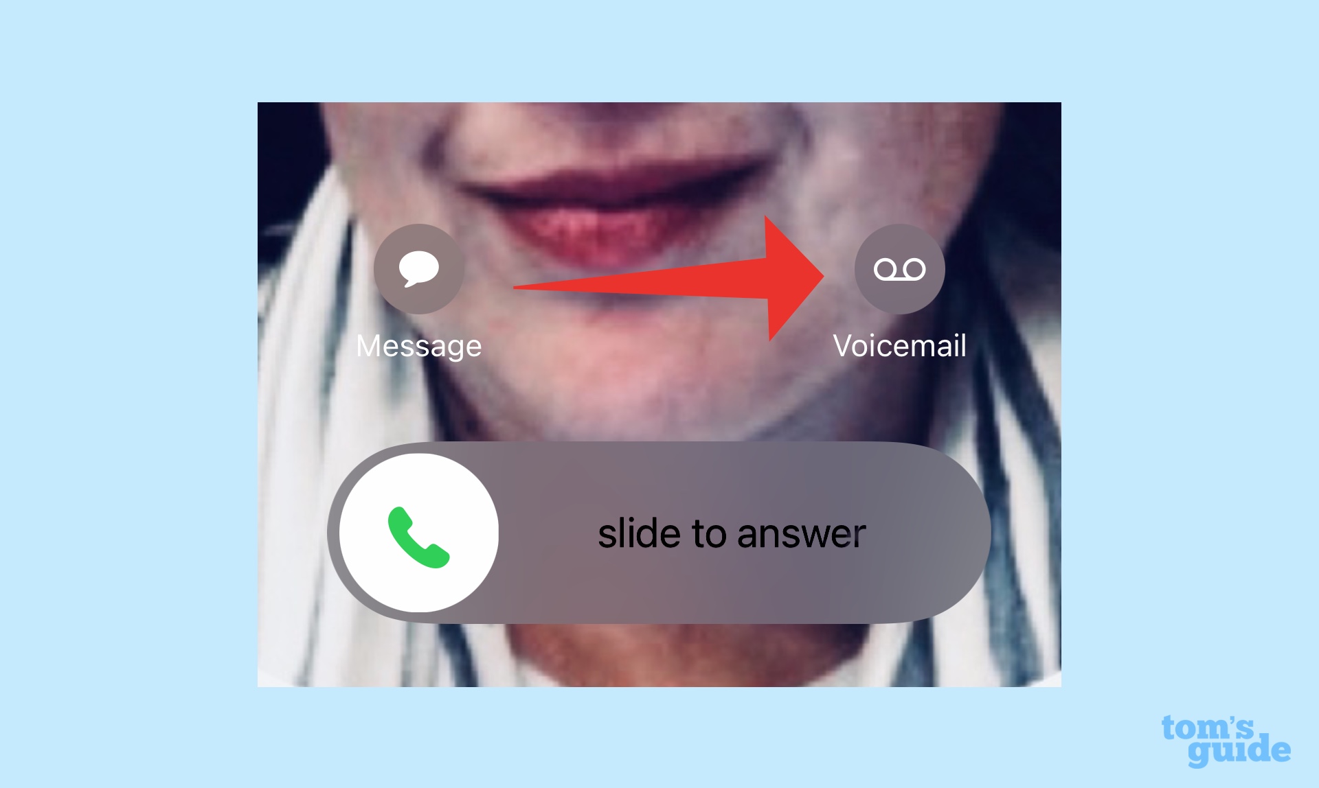 кнопка голосовой почты в телефонном приложении iOS 17