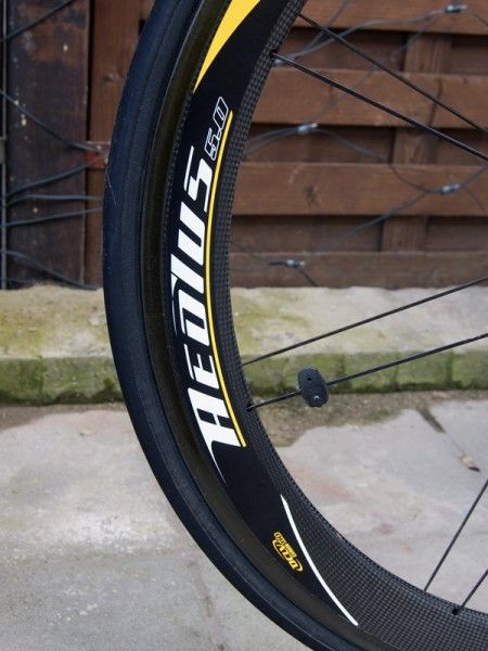 Even the rims get the yellow-and-black treatment.
