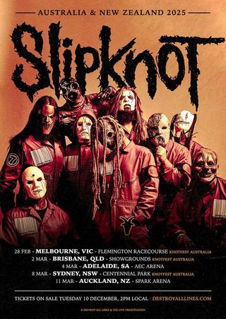 Slipknot tour poster