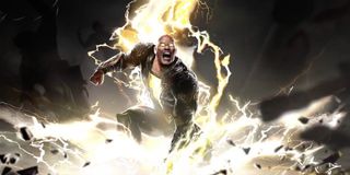 Black Adam concept art featuring Dwayne Johnson