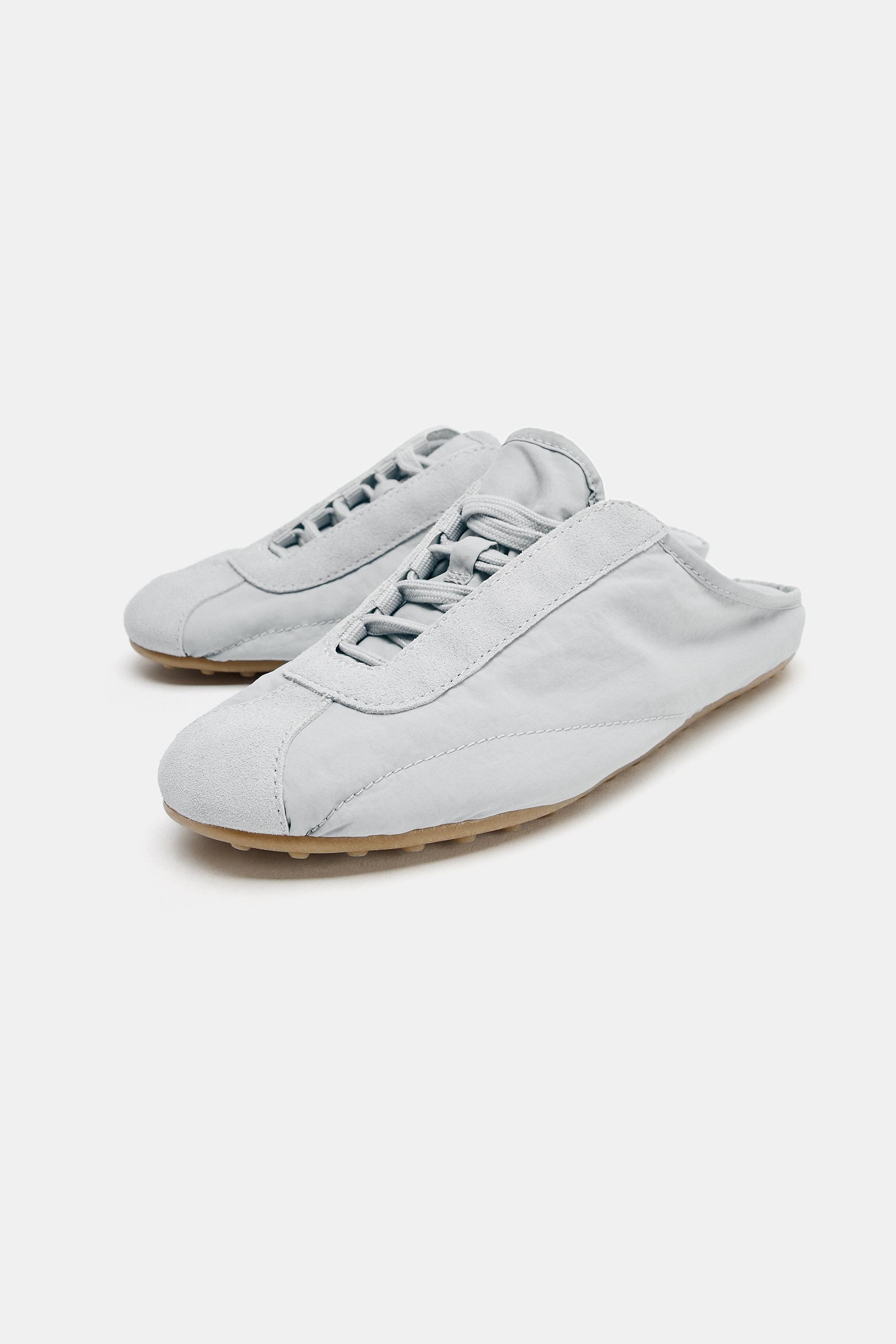 Fabric Slingback Trainers