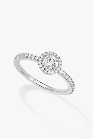 Best Engagement Ring Brands 2023 | MESSIKA Joy Brilliant Cut Diamond Ring 
