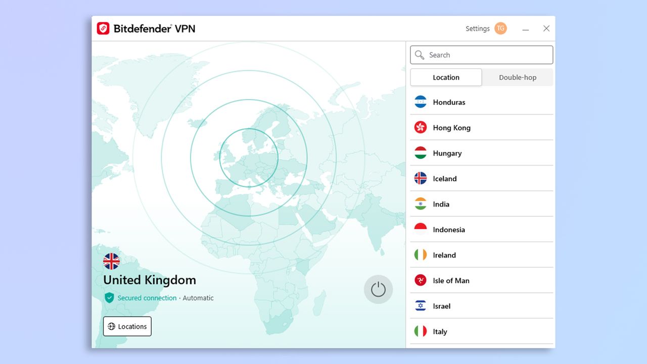 Bitdefender software screenshot