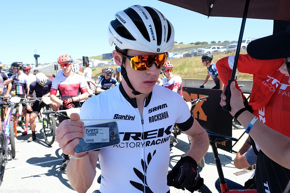 Anton Cooper (Trek Factory Racing) got the first call-up