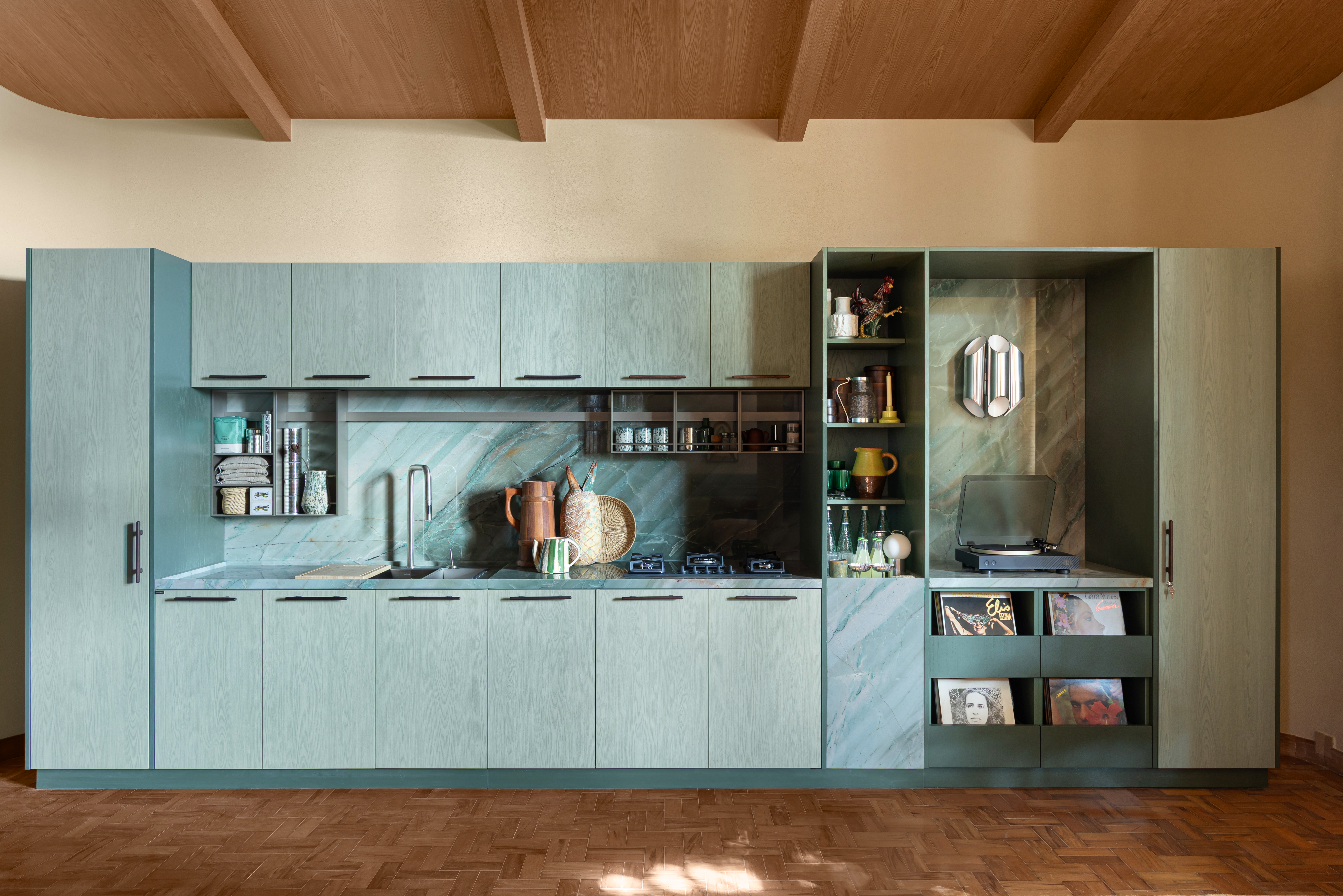 view of one-wall kitchen by Todeschini
