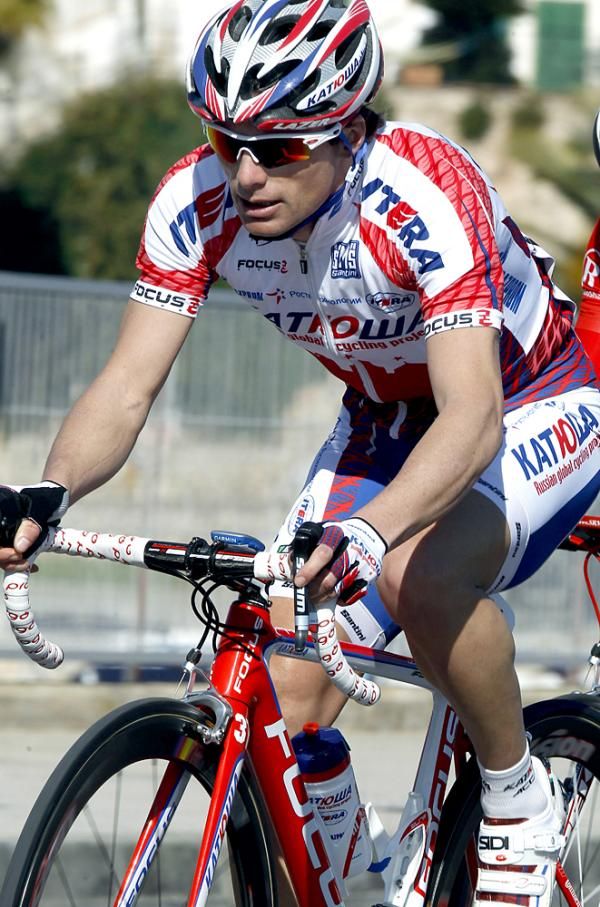 Danilo Di Luca in his first race for Katusha in Mallorca