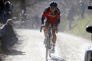 Greg Van Avermaet attacks off the front in the last 20km (Watson)