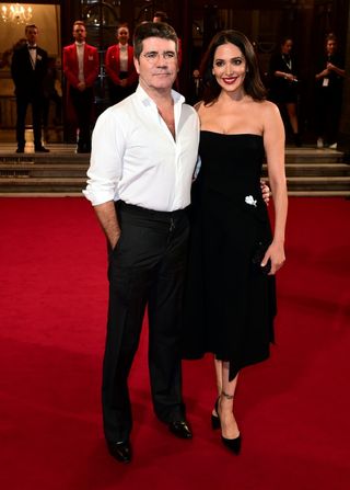 Simon Cowell and Lauren Silverman attending the ITV Gala