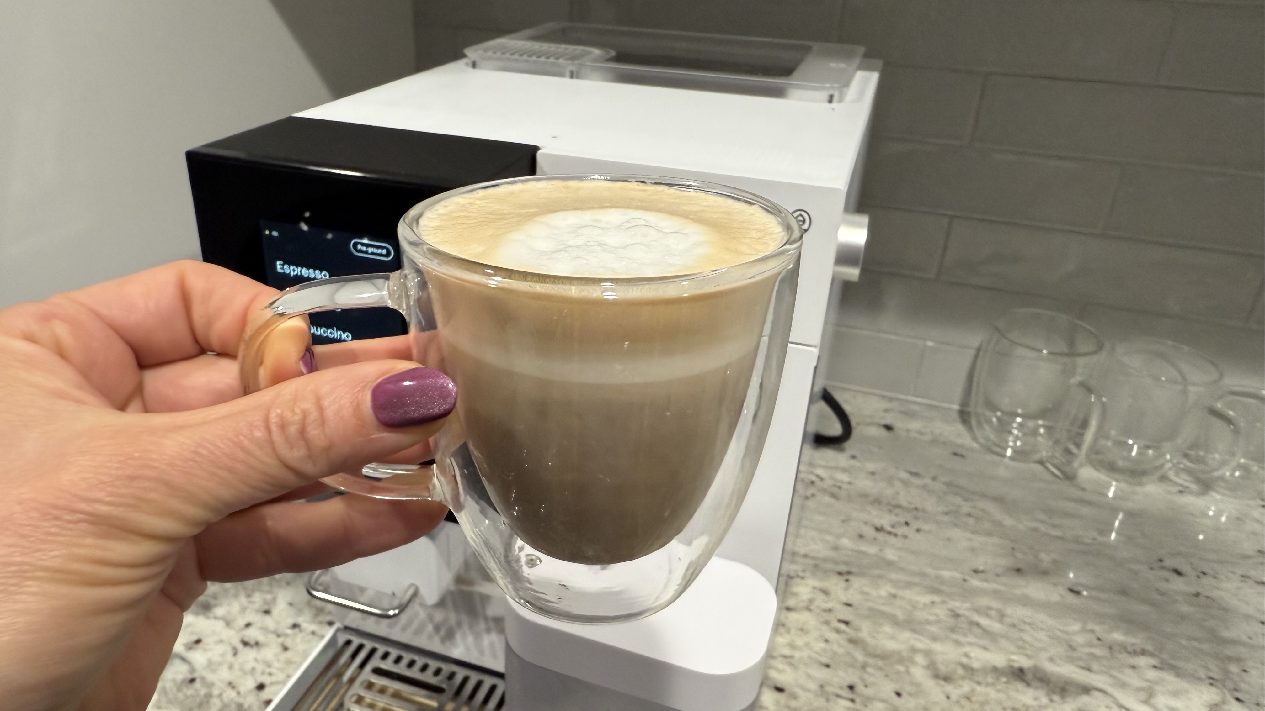 Terra Kaffe TK-02 brewed latte