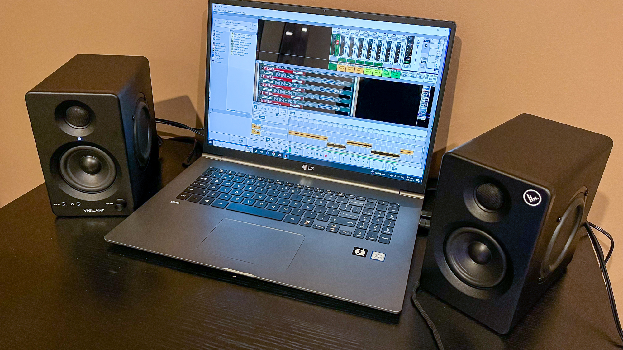 Vigilant Audio SwitchOne on a small desk setup