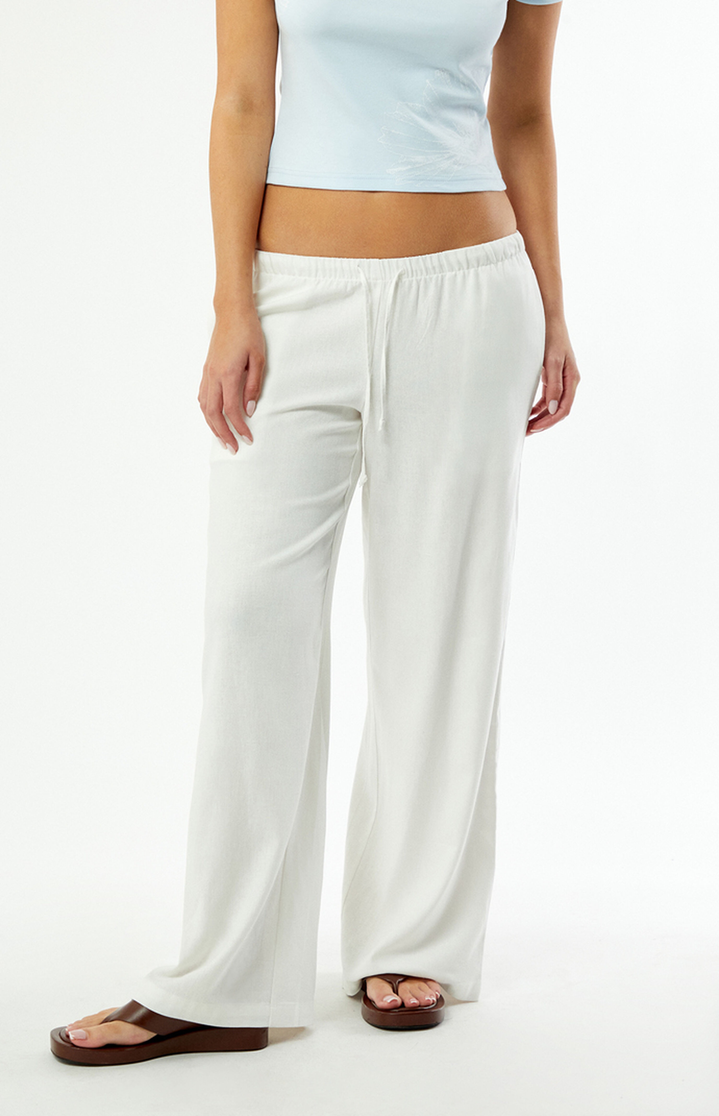 pacsun, Linen Pull-On Baggy Pants