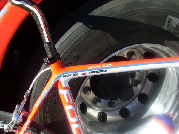 Kuschynski's new Focus bike.
