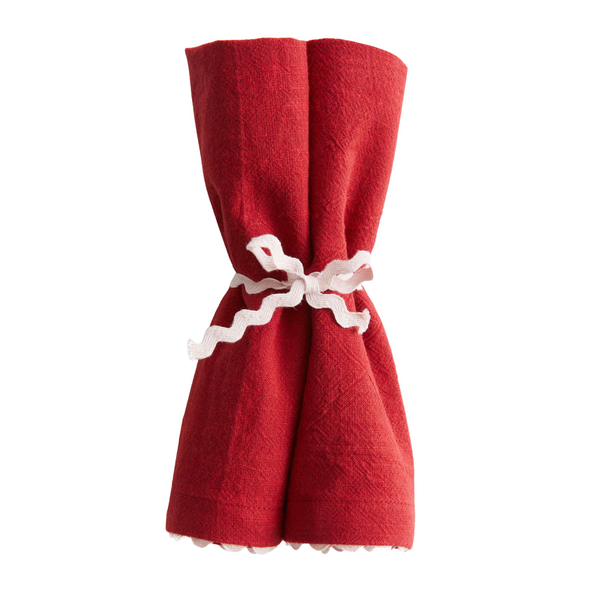 H&amp;amp;M Home, Scalloped-Edge Napkins, Set of 2