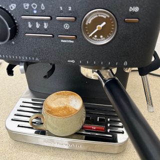 KitchenAid semi automatic coffee machine testing at home