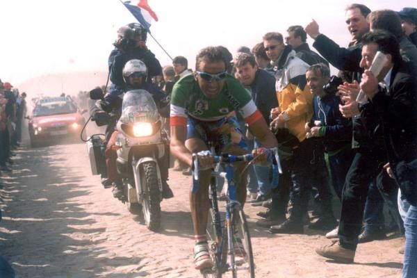 Andrea Tafi on the attack
