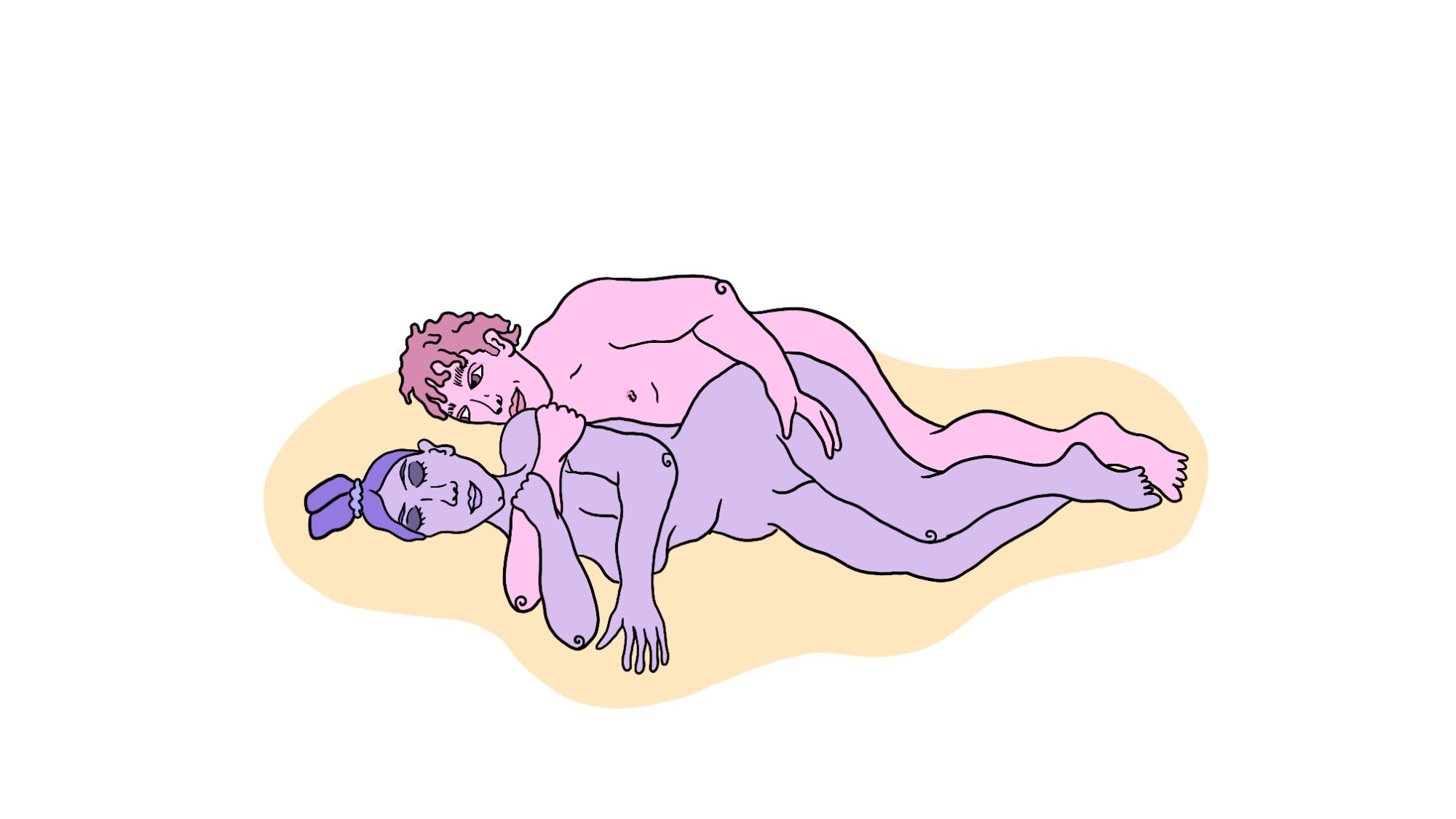 Kamasutra positions: The Curled Angel