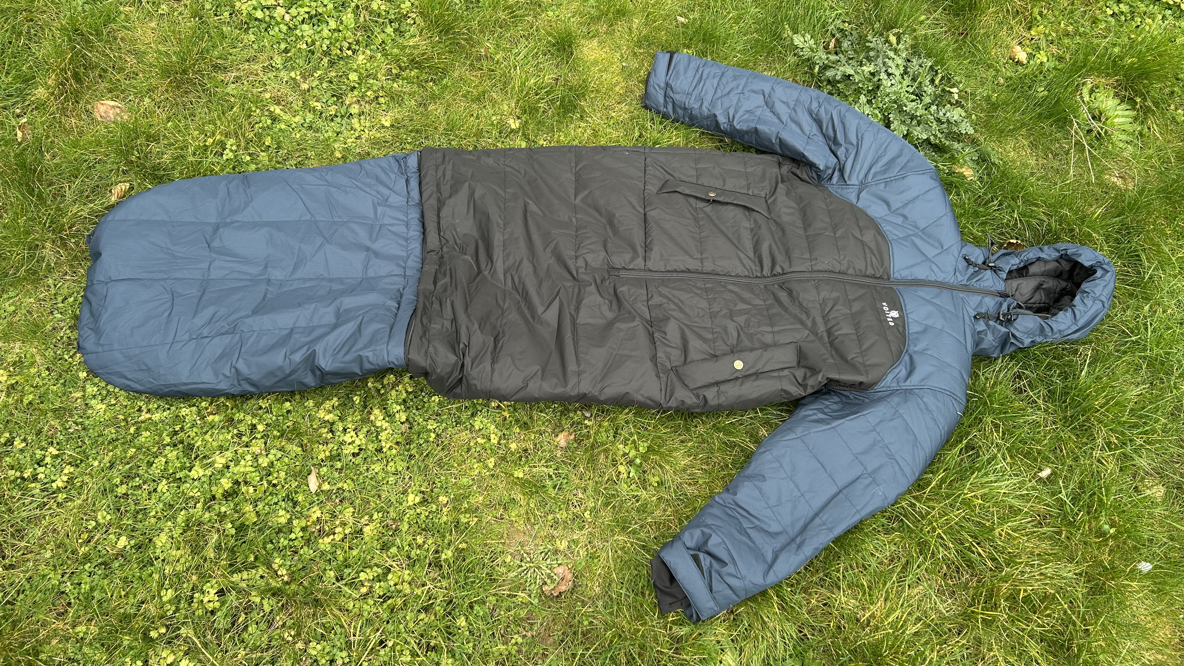 Slumber Jacket as a sleeping bag