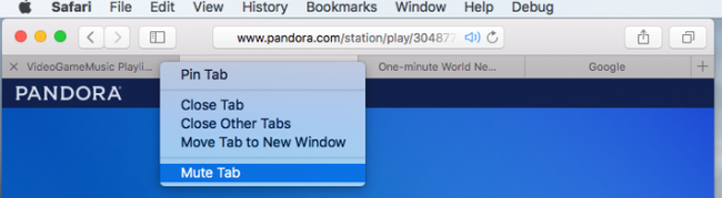 ipad safari mute tab