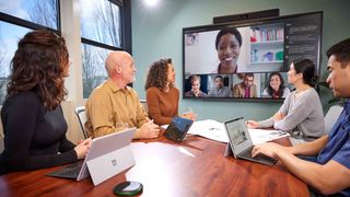 Videoconferencing Office Setup