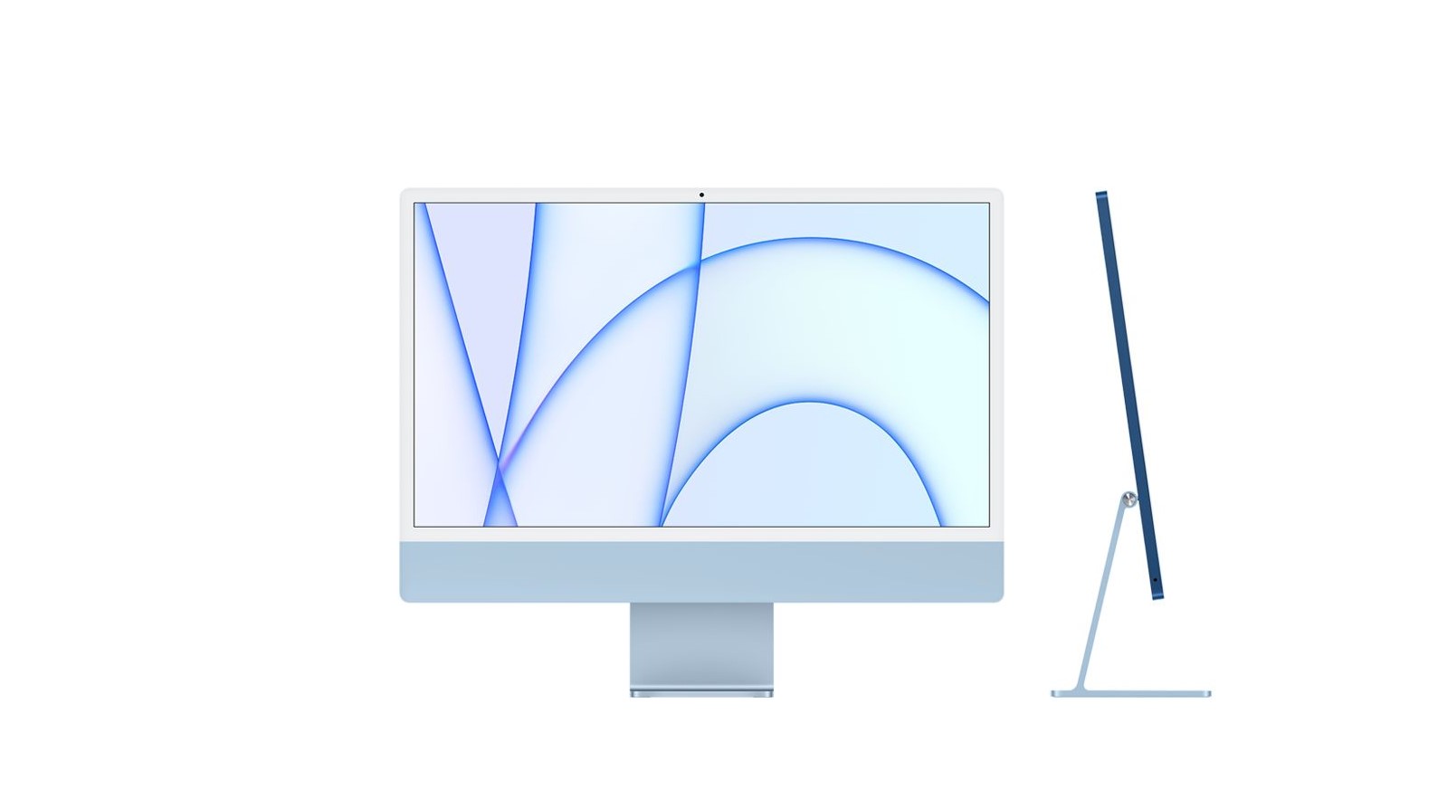 iMac (24-inch, M1, 2021) against a white background