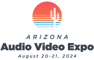 The logo for the Arizona Audio Video Expo.