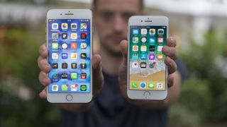 iPhone 8 Plus compared to iPhone 8