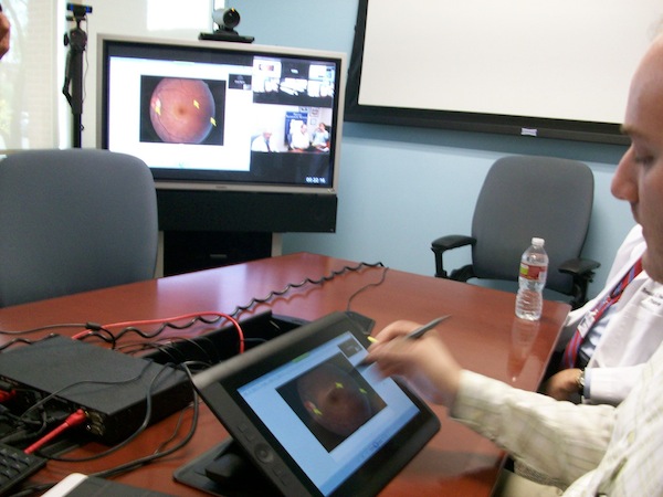 Boeckeler Demos Pointmaker Video Marker at Telehealth Sessions