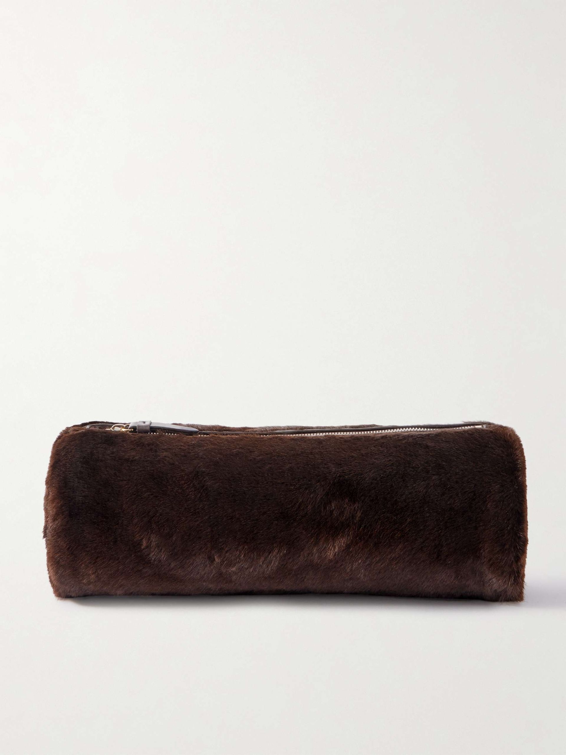 Silo Shearling Clutch