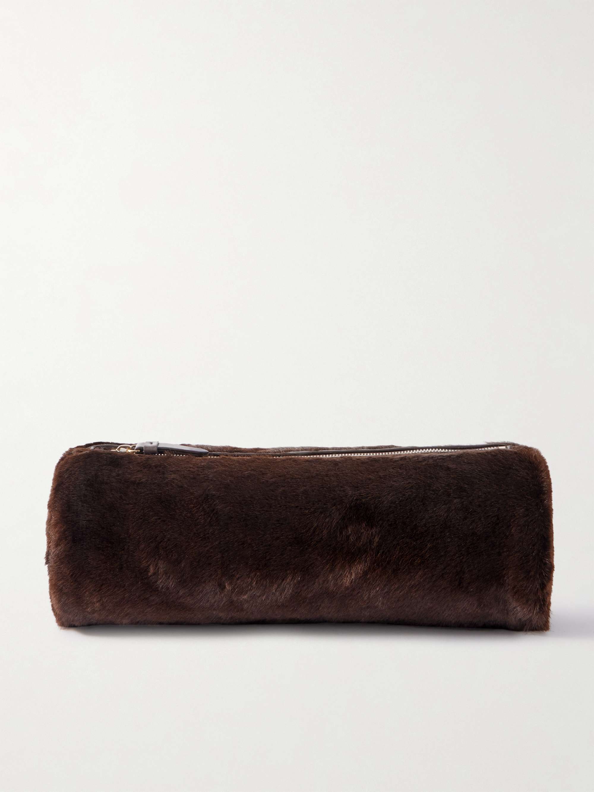 Silo Shearling Clutch