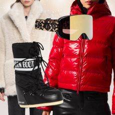 Collage Image of Ski and Après Ski Looks From Bloomingdale's