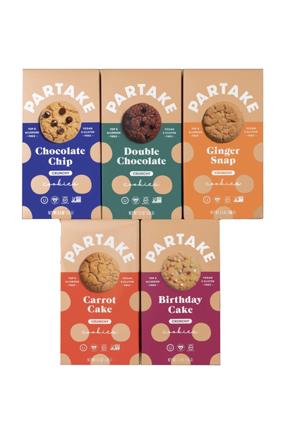 Partake Crunchy Variety Pack (5 Boxes)