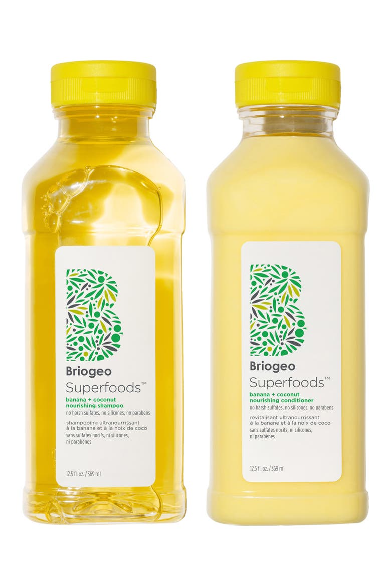 Superfoods Banana + Coconut Nourishing Shampoo &amp;amp; Conditioner Duo for Dry Hair $56 Value