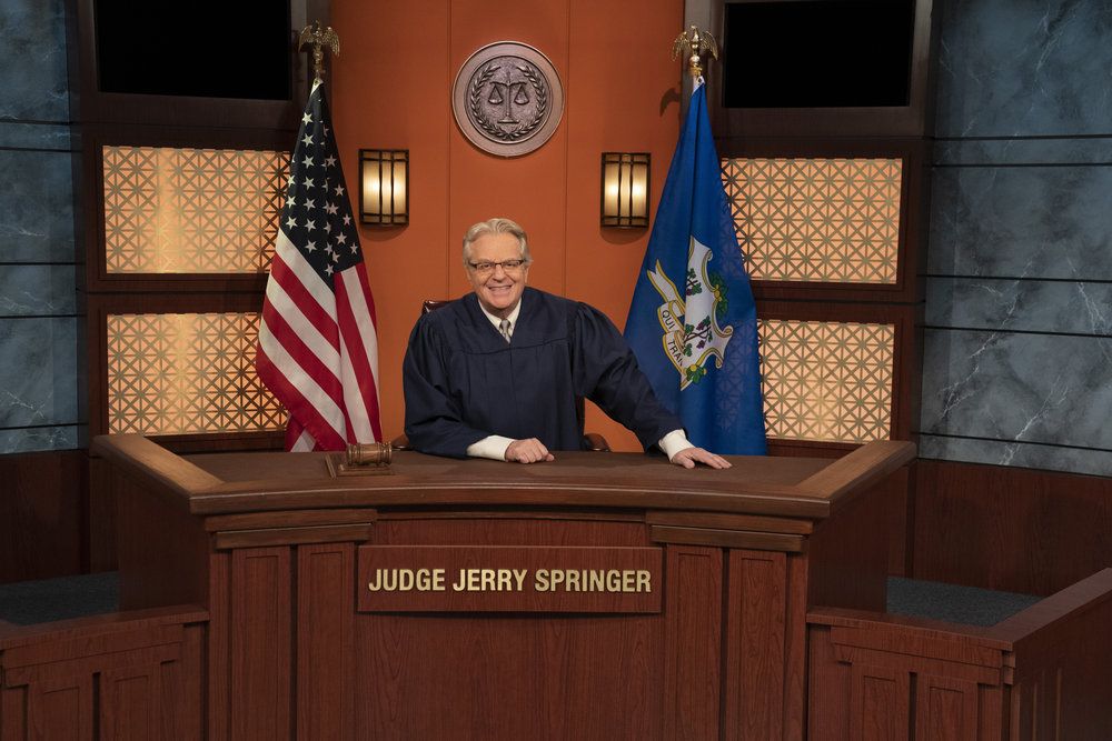 Jerry Springer presides over NBCU&#039;s &#039;Judge Jerry.&#039;