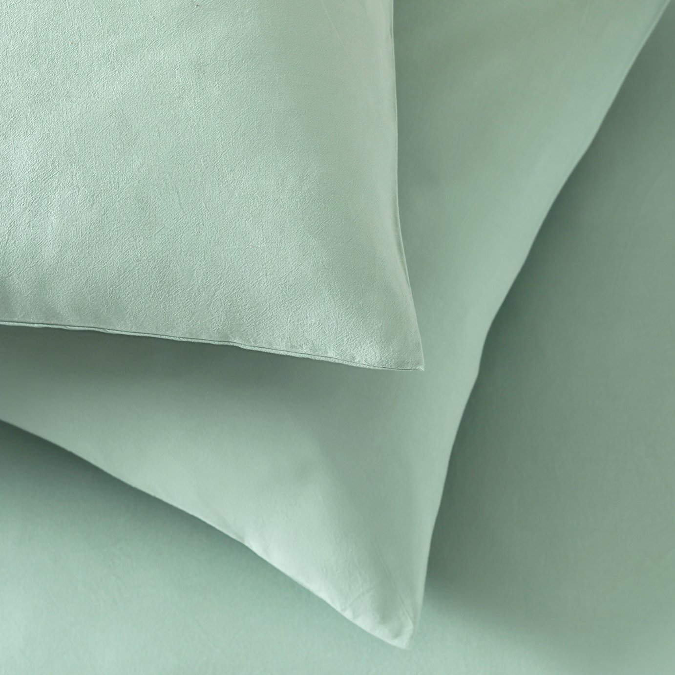 Habitat Washed Cotton Pistachio Bedding Set - Double